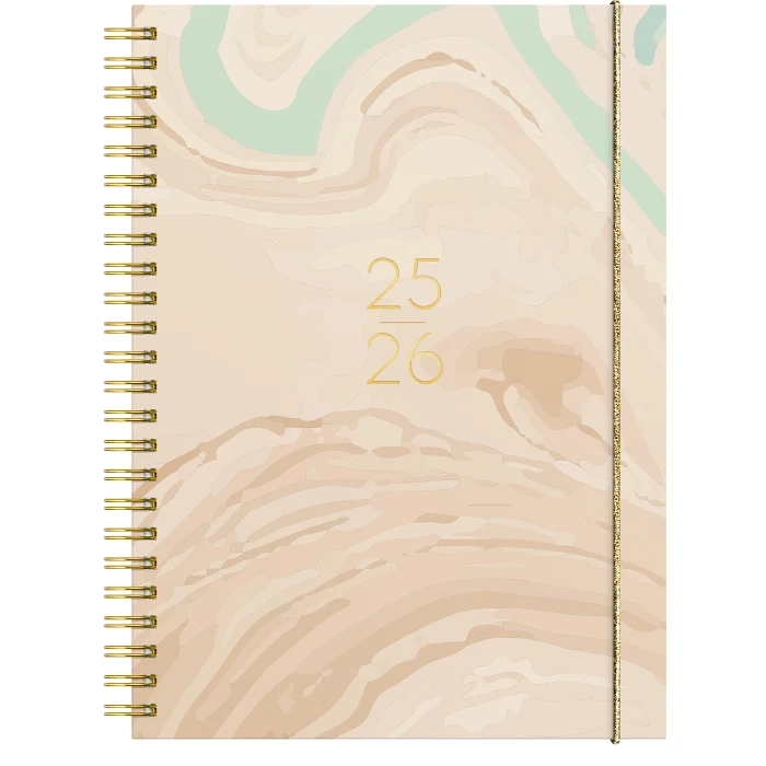 Kalender 25/26 Marmorering A5, inlaga senator