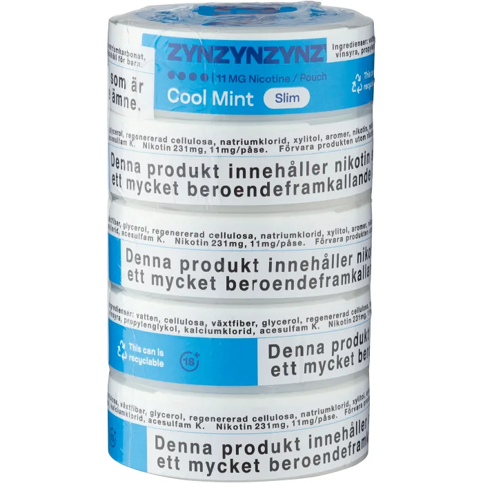 Cool Mint Slim S4 5xStock Zyn