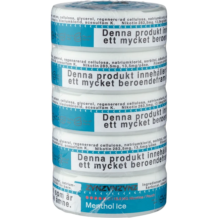 Menthol Ice Slim S5 5xStock Zyn