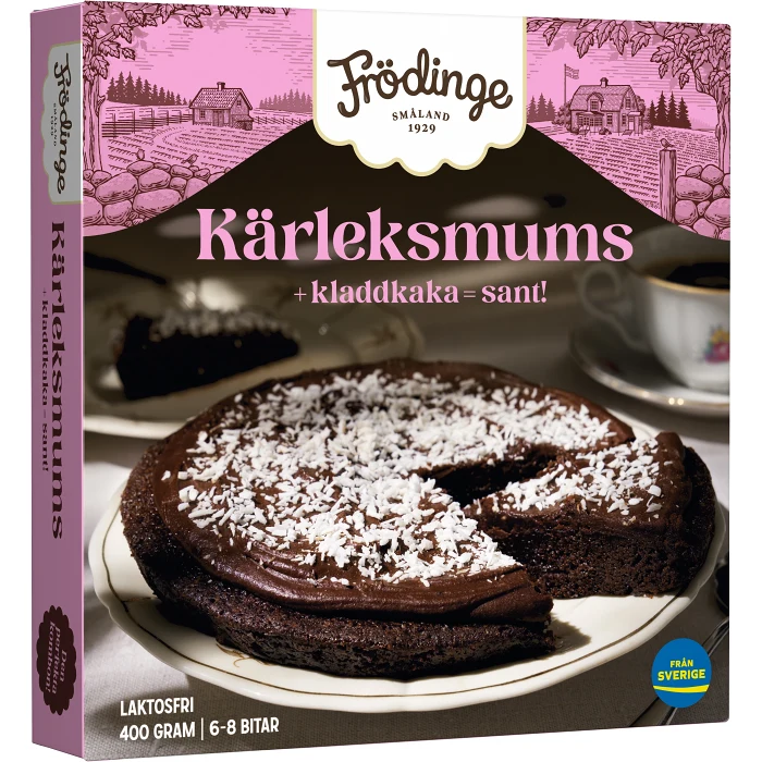 Kärleksmums Kladdkaka 400g Frödinge