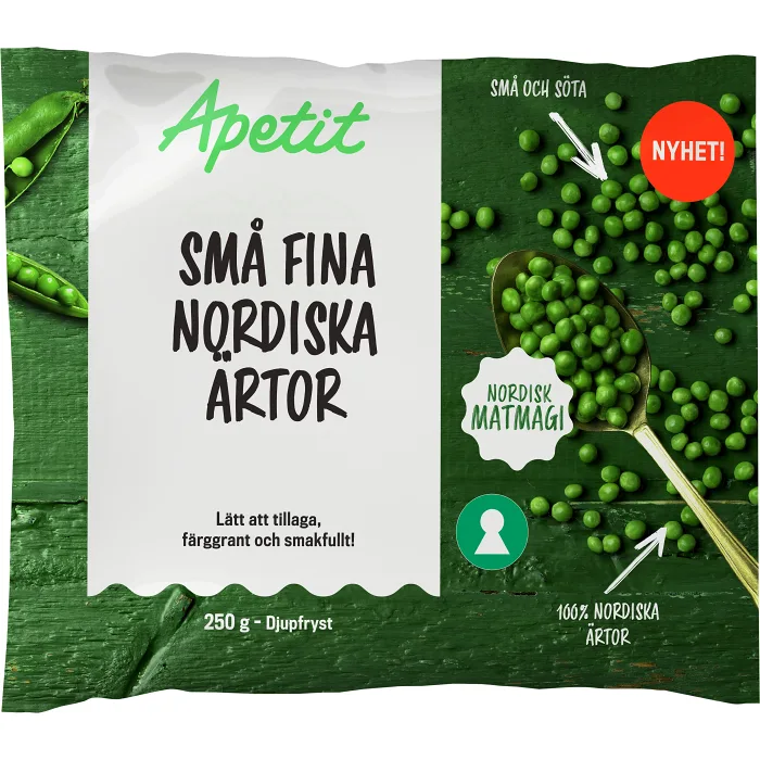 Små Fina Nordiska Ärtor 250g Apetit