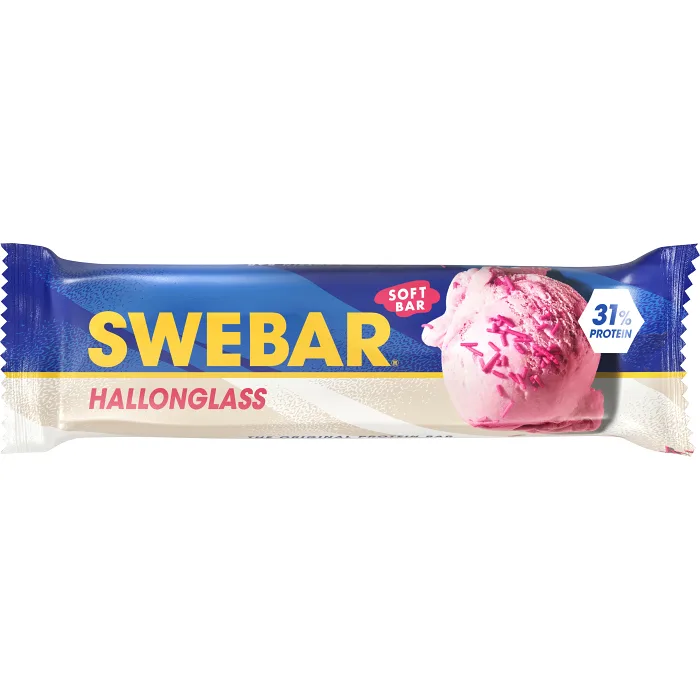 Proteinbar Hallonglass 55g Swebar