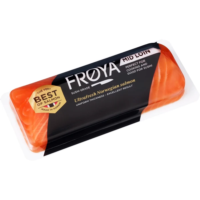 Laxfilé Färsk Mid Loin 300g Fröya