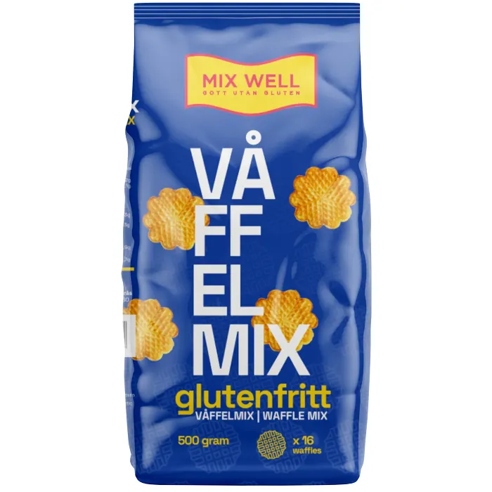 Våfflor mix Glutenfri 500g MixWell