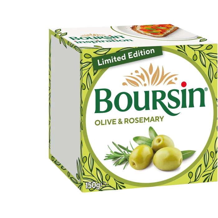 Färskost med oliv/rosmarin 150g Boursin