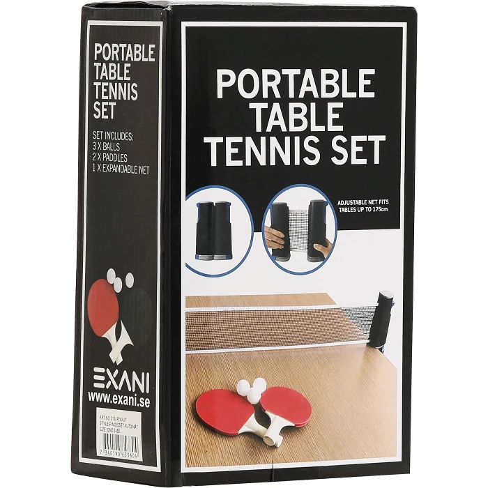 Pingisset med nät Exani