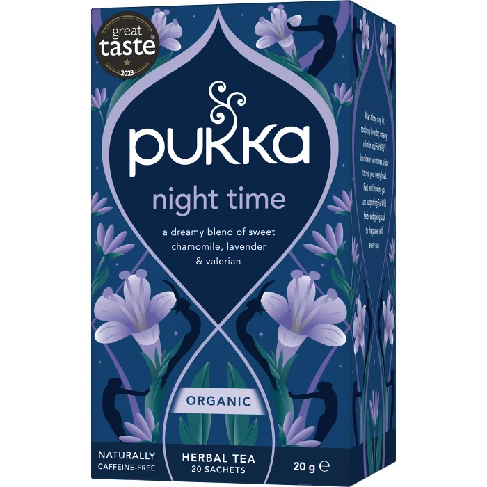 Night time te Ekologisk 20-p Pukka