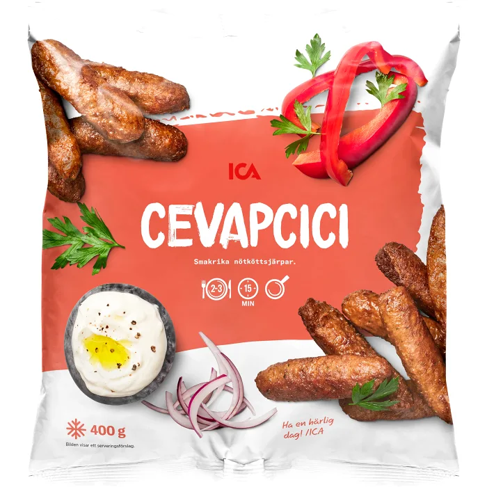 Cevapcici Fryst 400g ICA