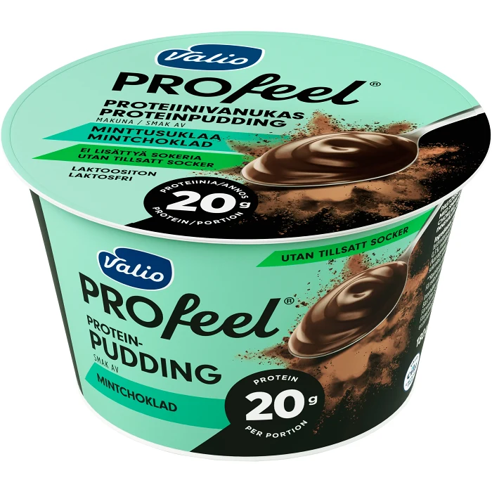 Proteinpudding Mintchoklad Laktosfri 1,5% 180g Valio PROfeel®