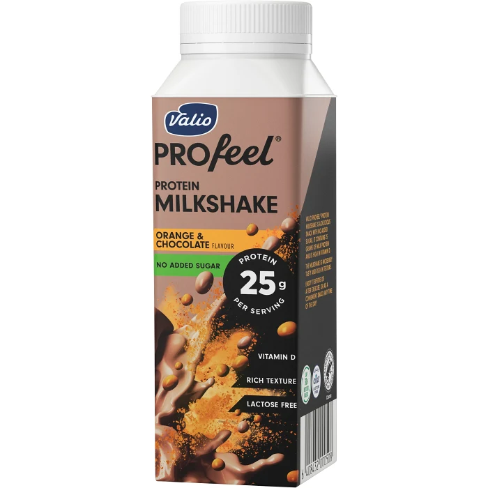 Proteinshake Apelsin Choklad Laktosfri 1,5% 250ml Valio PROfeel®