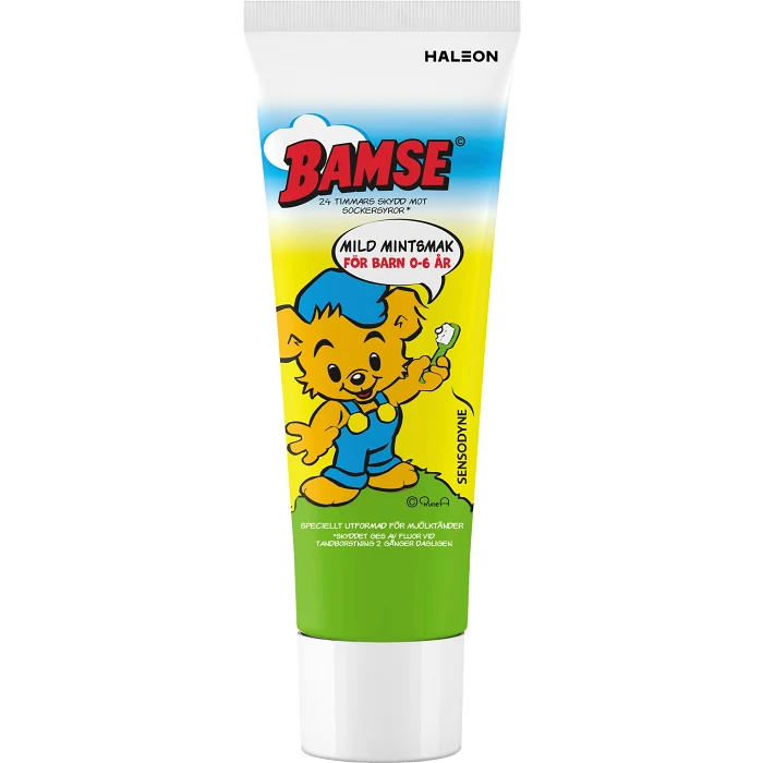 Tandkräm Bamse Barn 75ml Sensodyne