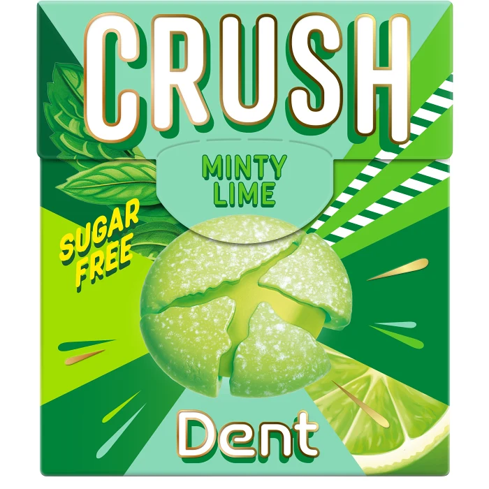 Pastillask Crush Minty Lime 25g Dent