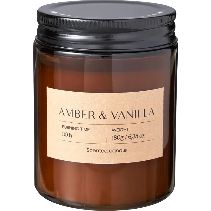 Doftljusburk Lucia amber&vanilla ICA