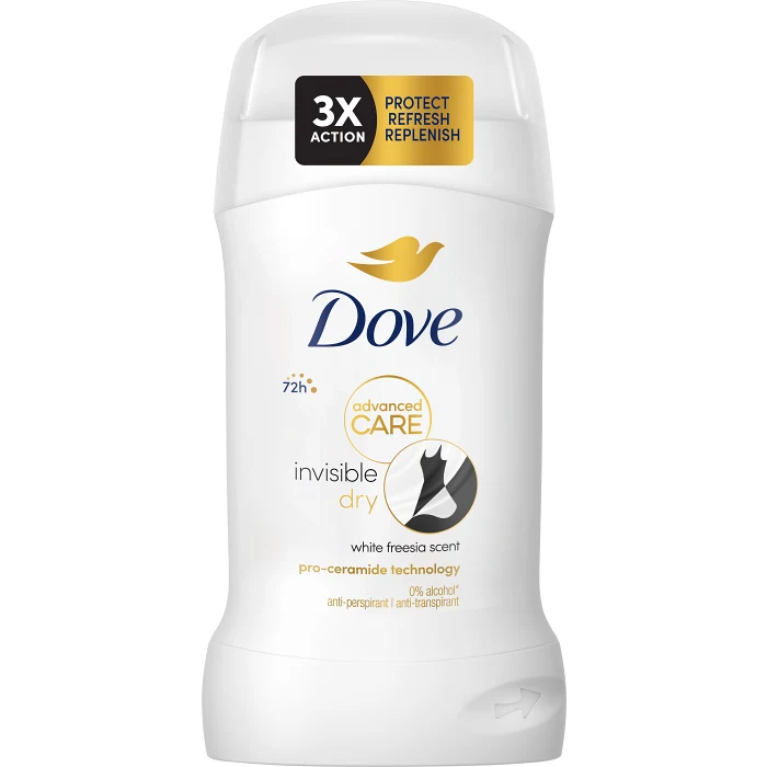 Deodorant 72h Advanced Invisible Dry Stick 50ml Dove