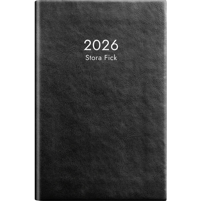 Kalender Stora Fick svart 2026
