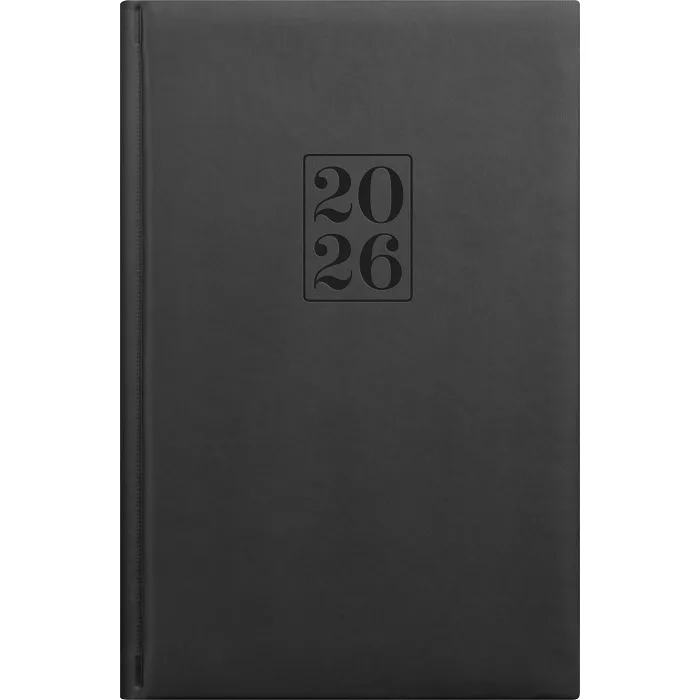 Kalender Dagbok inb svart 2026