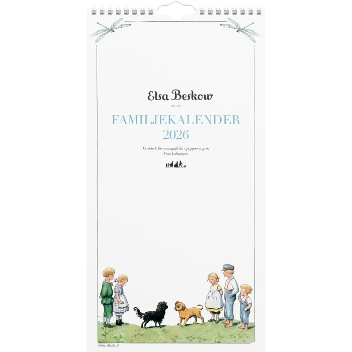 VäggKalender Familj Elsa 2026