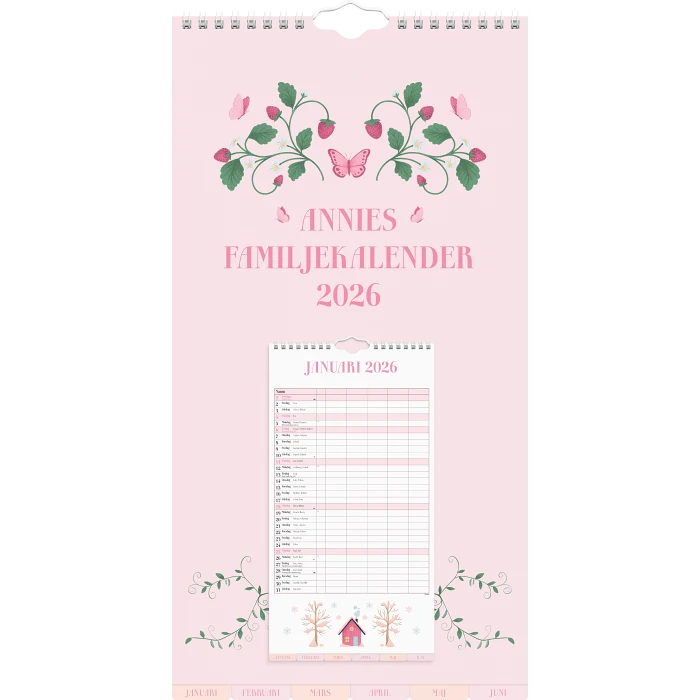 VäggKalender Familj Annies 2026