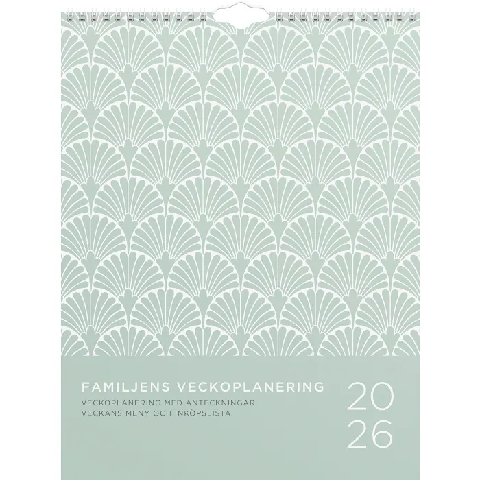 VäggKalender Fam veckoplan 2026