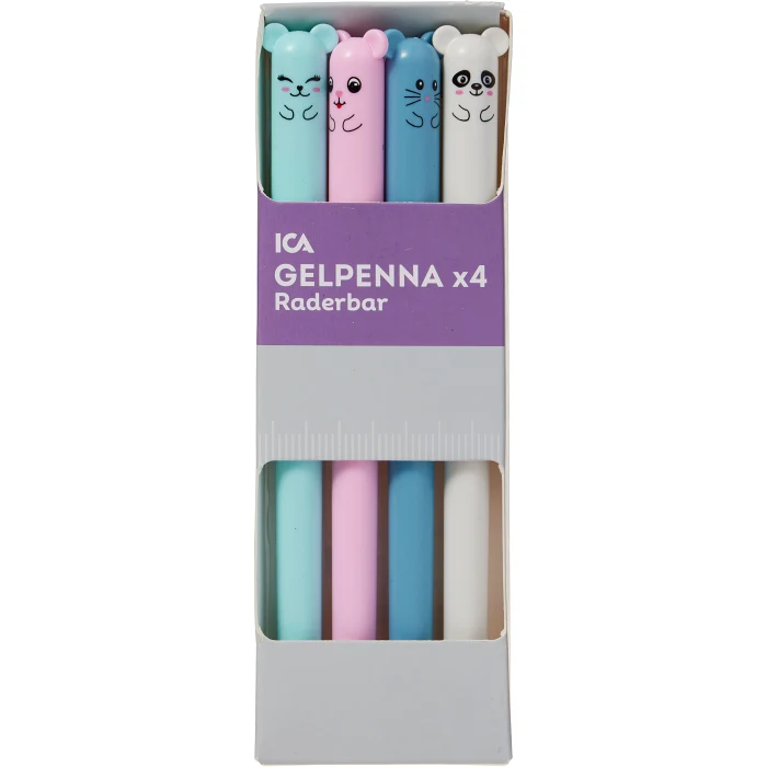 Penna Djur raderbar, 4 pack ICA