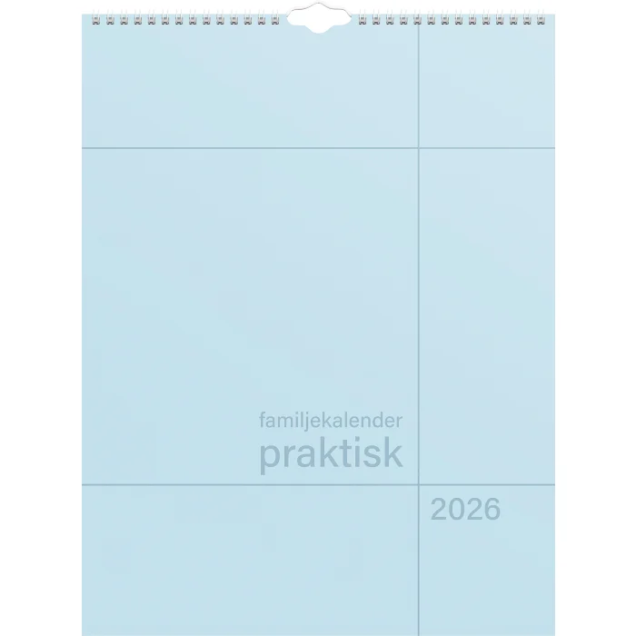 VäggKalender Familj Praktisk 2026
