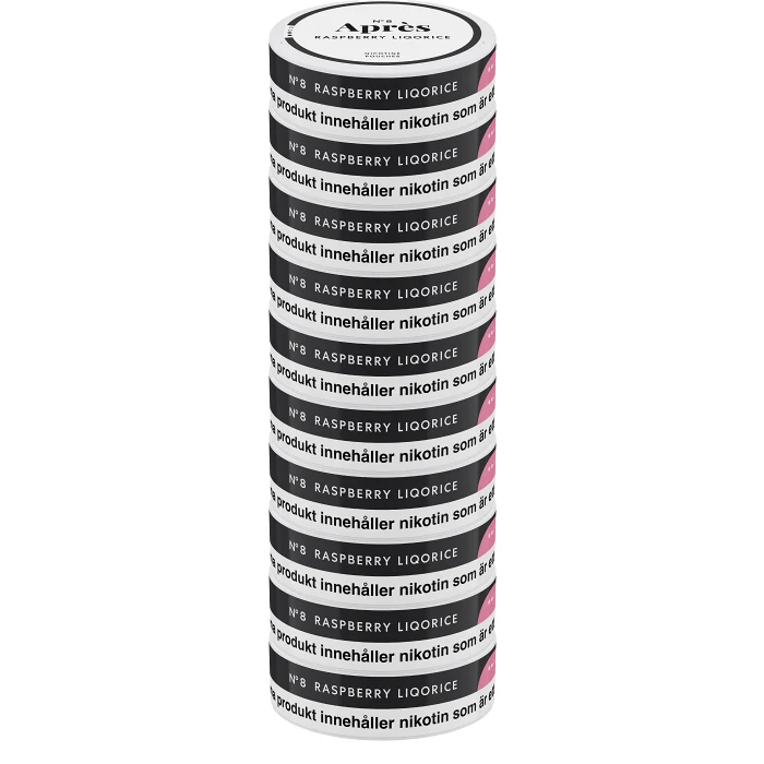 No.8 Raspberry Liqorice Stock Après