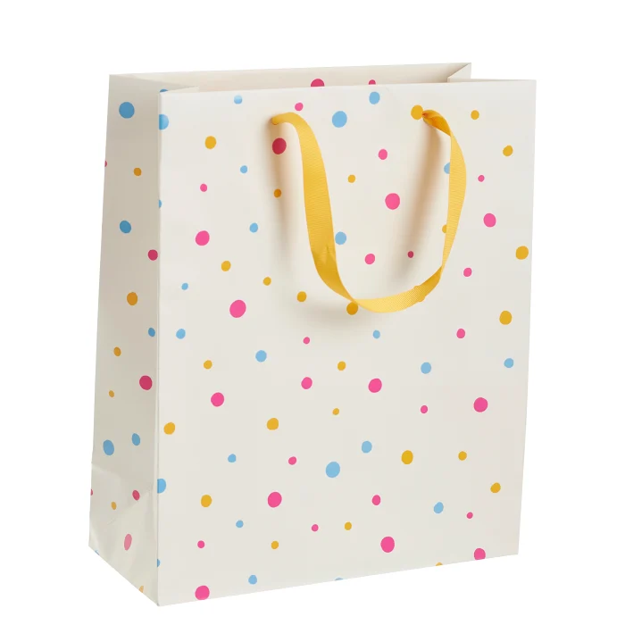 Presentpåse Konfetti 26x31 cm