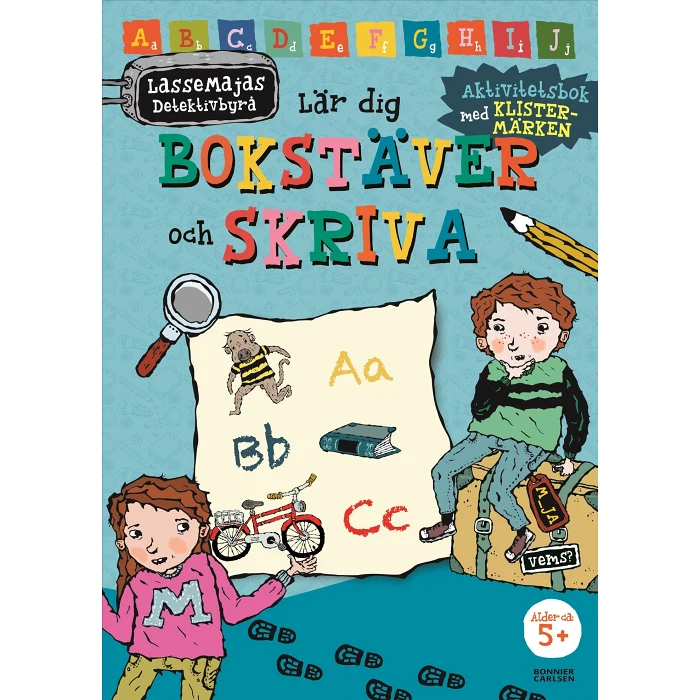 LasseMajas detektivbyrå lär dig bokstäver och skriva