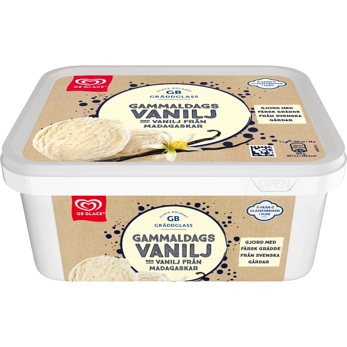 Glass Gammaldags Vanilj 1.8l GB Glace