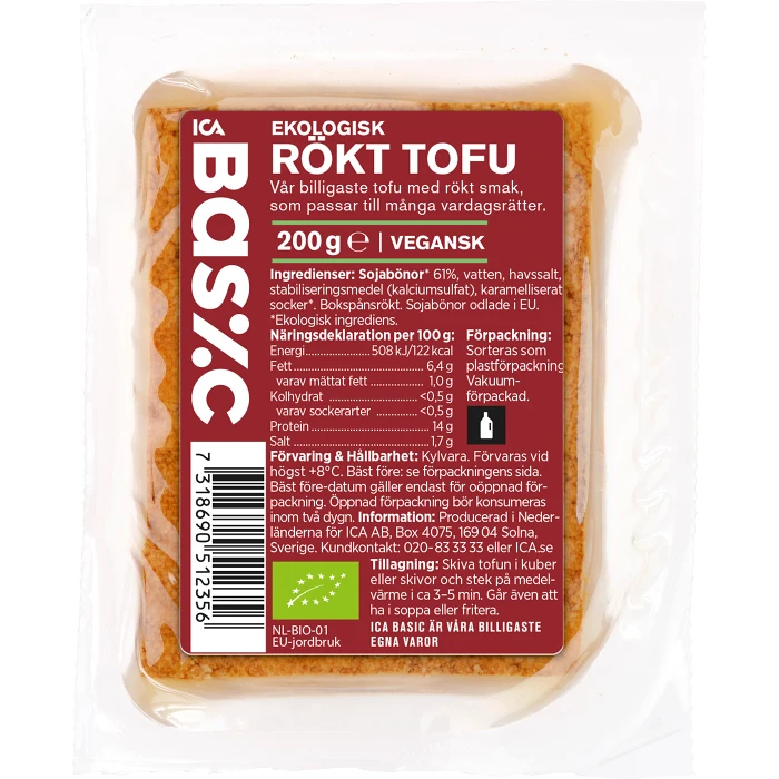 Tofu rökt 200g ICA Basic