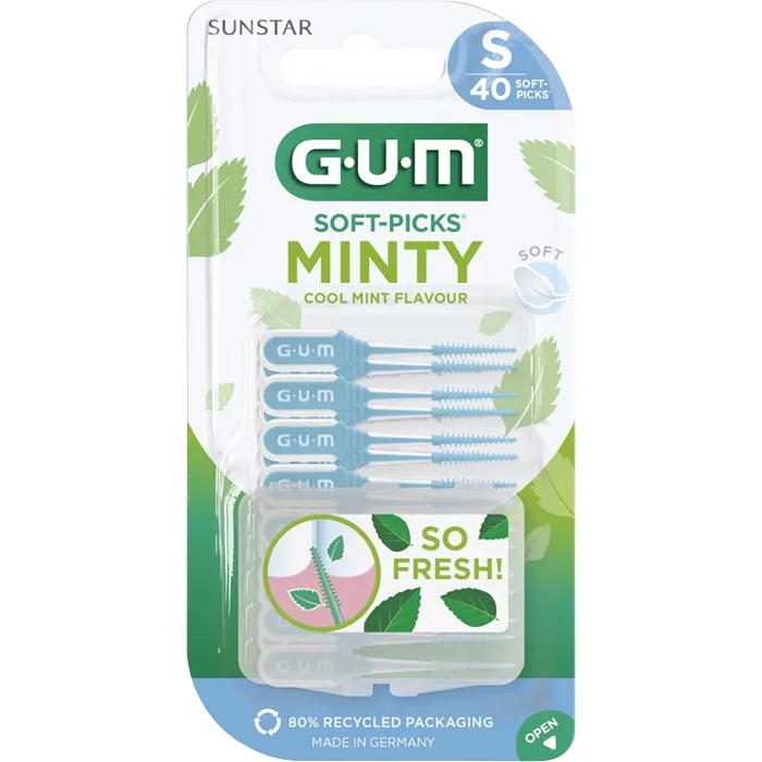 Mellanrumstandborste Soft Picks Minty Small 40-p GUM