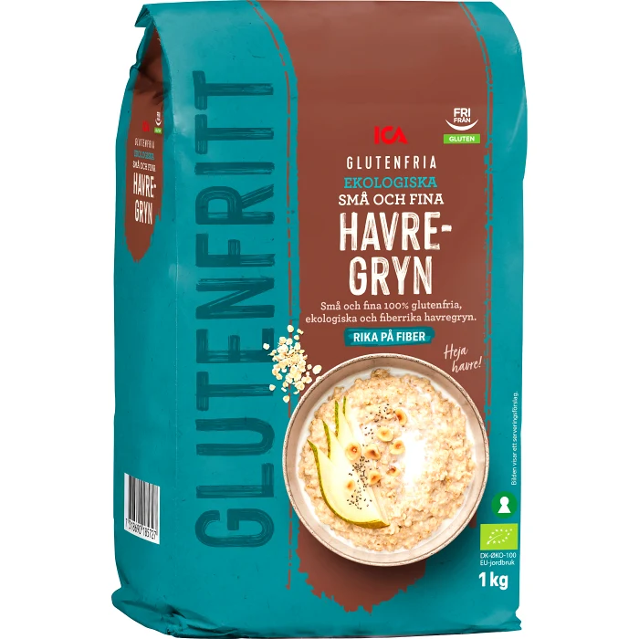 Havregryn Glutenfria Ekologiska 1000g ICA