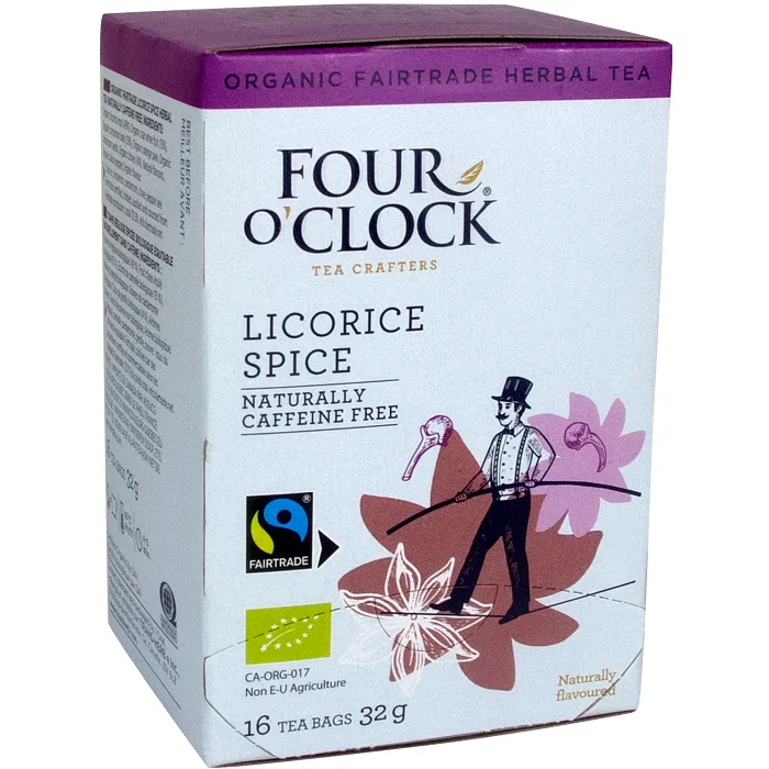 Te Lakrits kryddor 32g Four O'Clock