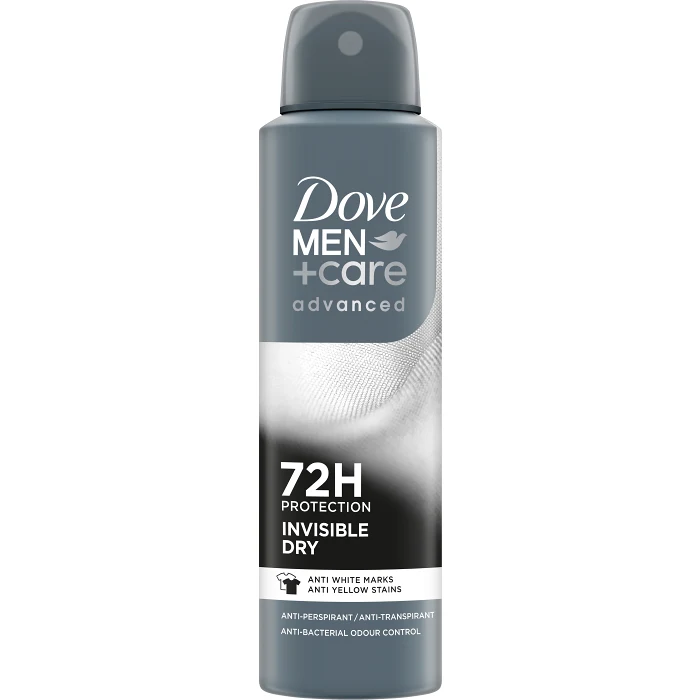 Deodorant 72h Invisible Dry Spray 150ml Dove Men Care