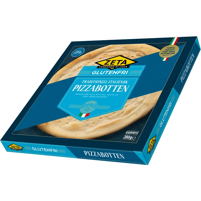 Pizzabotten Glutenfri 200g Zeta