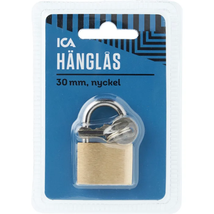 Hänglås 30mm nyckel ICA