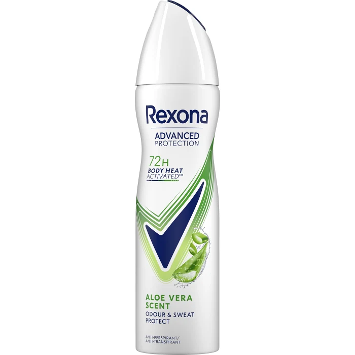 Deodorant 72h Advanced Protection Aloe Vera Spray 150ml Rexona