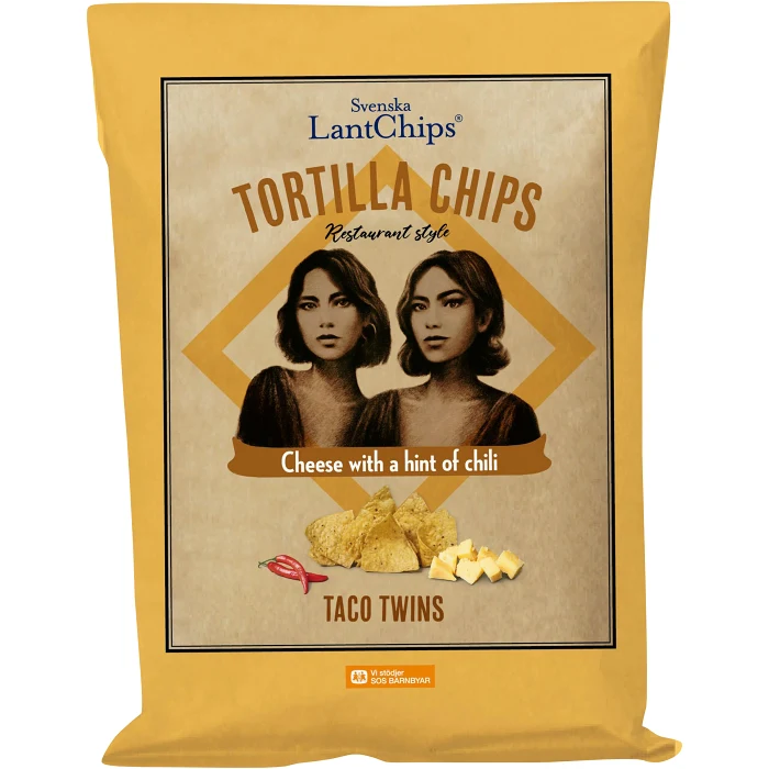 Tortilla Chips Cheese and Chili 120g LantChips