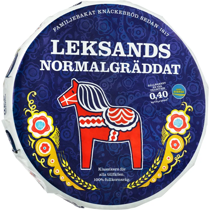 Knäckebröd Normalgräddat 830g Leksands Knäckebröd