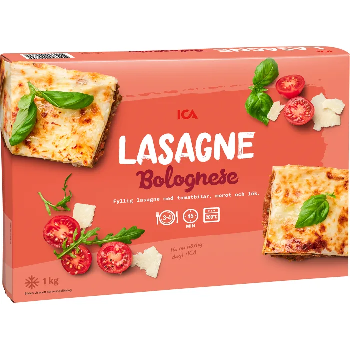 Lasagne Bolognese 1 kg ICA