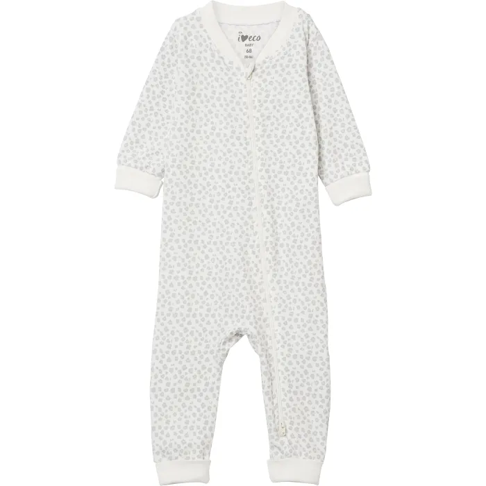 Pyjamas vit leo strl 68 ICA I love eco