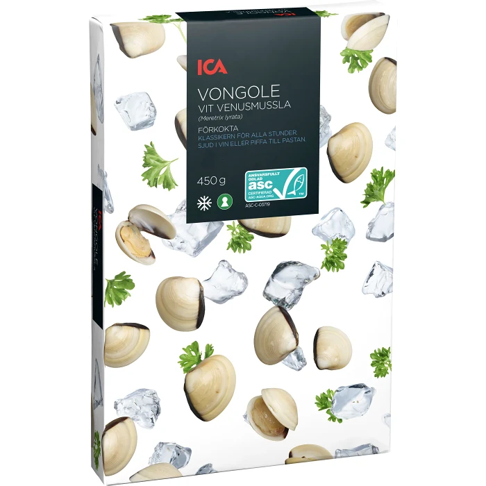Vongole Vit Venusmussla 450g ICA
