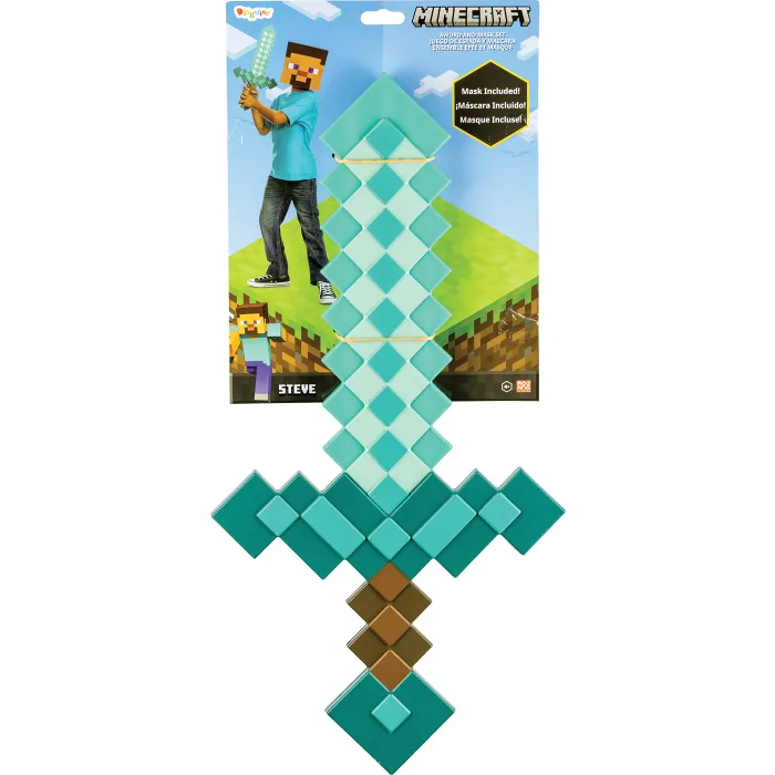 Svärd med mask Minecraft