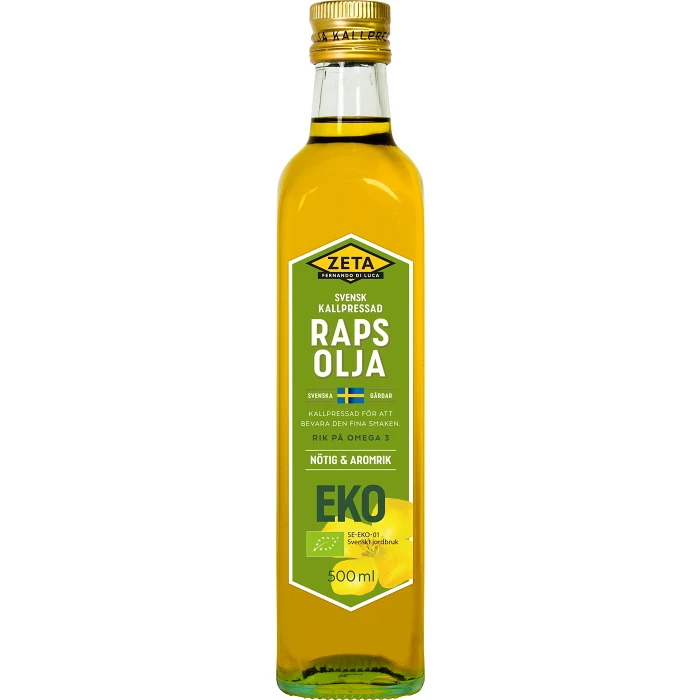 Kallpressad Rapsolja Ekologisk 500ml Zeta