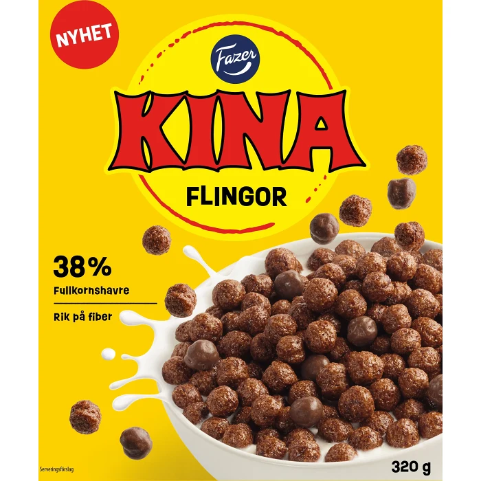 Kina Flingor 320g Fazer