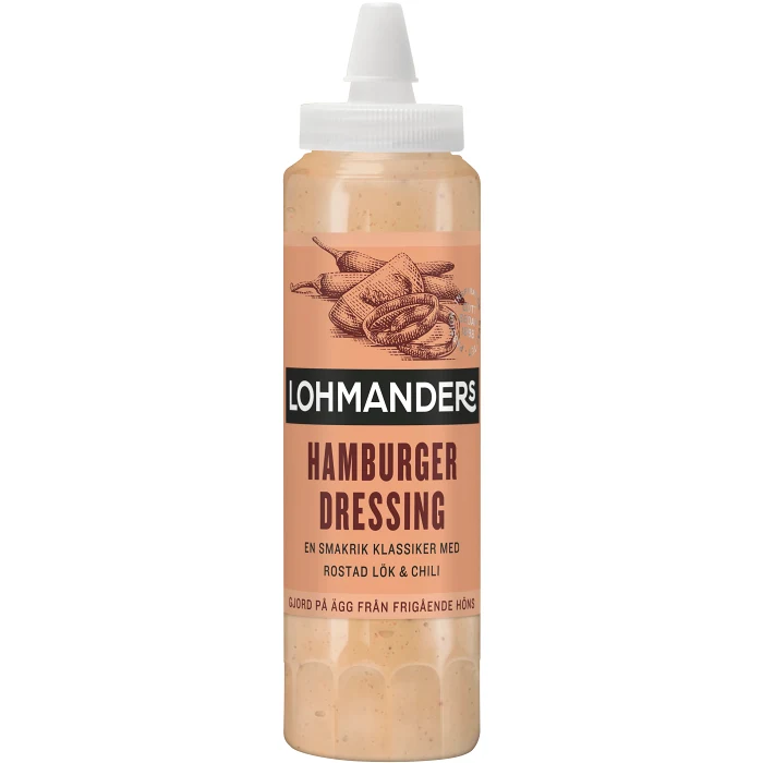 Hamburgerdressing 250 ml Lohmanders