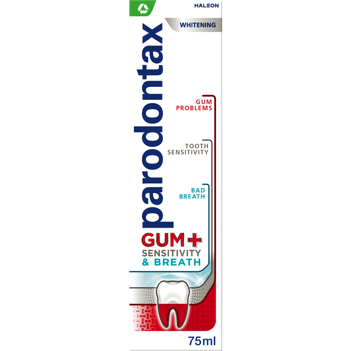 Tandkräm Gum+Sensitivity&Breath Whitening 75ml Parodontax
