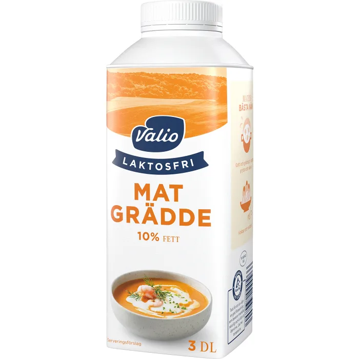 Matgrädde Laktosfri 10% 3dl Valio