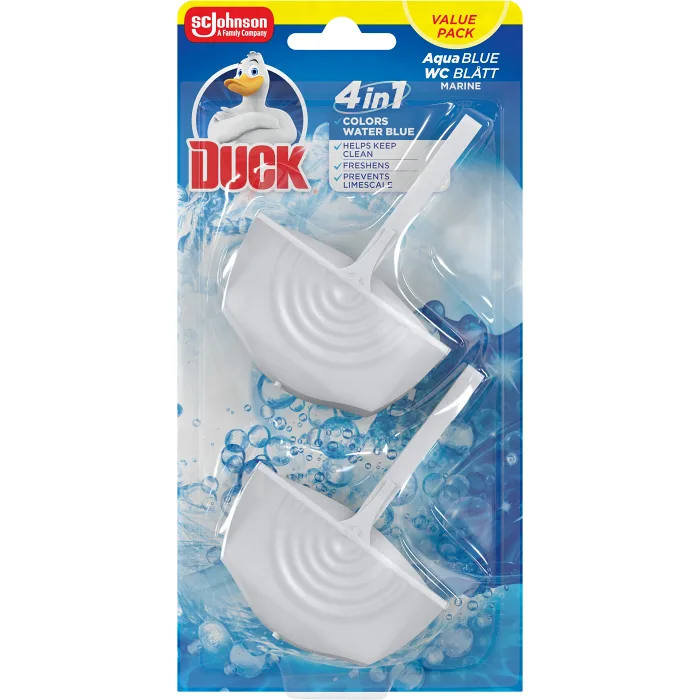 Toalettrengöring WC blått Doftblock 2-p 80g Duck