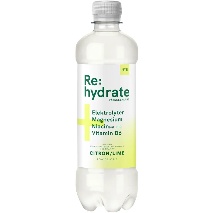 Vätskeersättning Rehydrate Citron Lime 500ml HYD